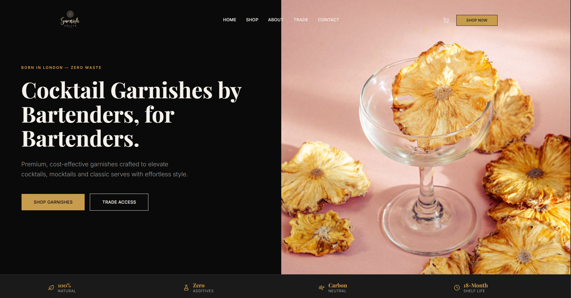 Garnish Deluxe website